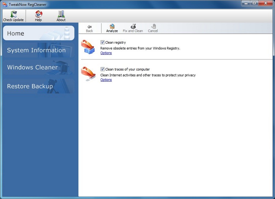 TweakNow RegCleaner v7.3.7-TweakNow RegCleaner v7.3.7免费下载