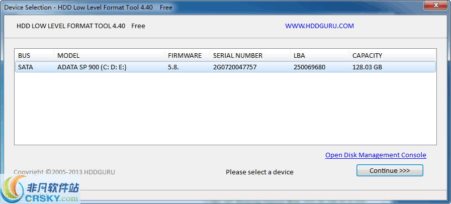 HDD Low Level Format Tool v4.42-HDD Low Level Format Tool v4.42免费下载