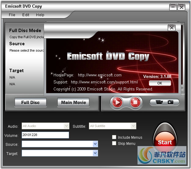 Emicsoft DVD Copy v3.1.12-Emicsoft DVD Copy v3.1.12免费下载