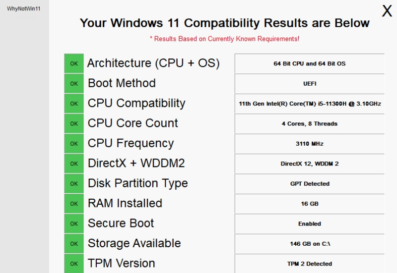 WhyNotWin11(32位/64位) v2.2.4.2下载