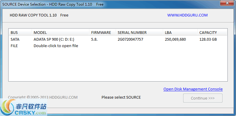 HDD Raw Copy Tool v1.12-HDD Raw Copy Tool v1.12免费下载