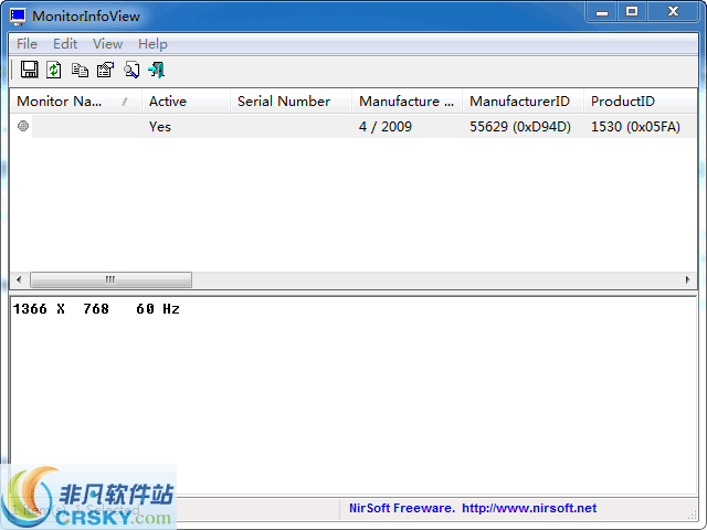 MonitorInfoView v1.24-MonitorInfoView v1.24免费下载