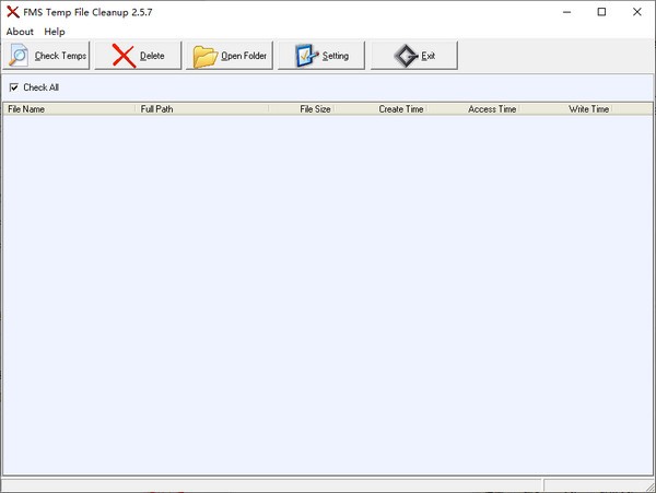 FMS Temp File Cleanup(临时文件删除工具) v2.5.9-FMS Temp File Cleanup(临时文件删除工具) v2.5.9免费下载