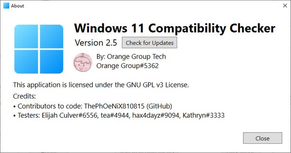 Windows 11 Compatibility Checker(win11升级检测工具) v2.8-Windows 11 Compatibility Checker(win11升级检测工具) v2.8免费下载