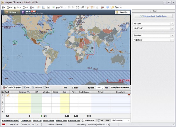 Netpas Distance(出港距离计算软件) v4.3-Netpas Distance(出港距离计算软件) v4.3免费下载