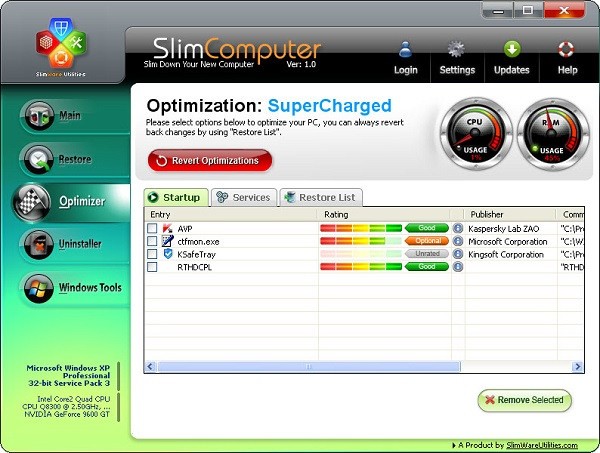 SlimComputer(软件强力卸载工具) v1.0.4-SlimComputer(软件强力卸载工具) v1.0.4免费下载