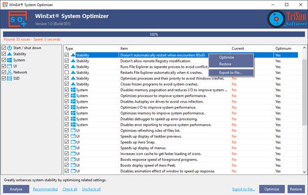 WinExt System Optimizer(电脑系统优化工具) v1.3-WinExt System Optimizer(电脑系统优化工具) v1.3免费下载