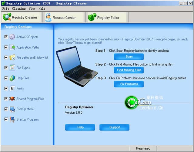 Registry Optimizer 2007 v3.3-Registry Optimizer 2007 v3.3免费下载