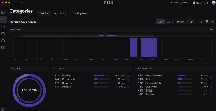 Rize桌面端时间跟踪 v0.18.15下载