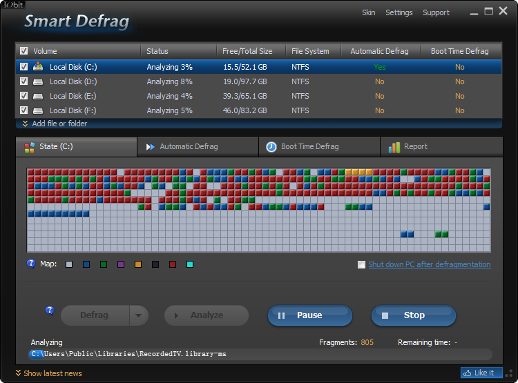 IObit SmartDefrag v6.5.5.3-IObit SmartDefrag v6.5.5.3免费下载