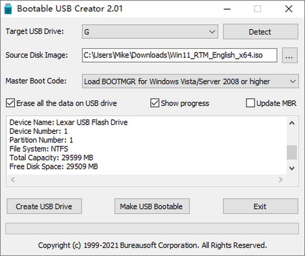 Bootable USB Creator(USB制作软件) v2.04-Bootable USB Creator(USB制作软件) v2.04免费下载