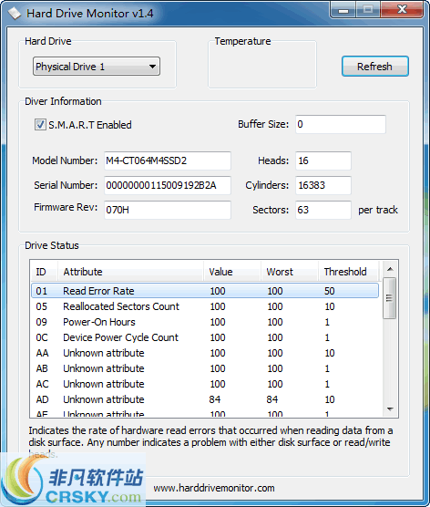 Hard Drive Monitor v1.3-Hard Drive Monitor v1.3免费下载