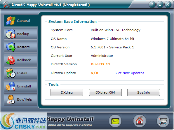 DirectX Happy Uninstall v6.9.2.0526-DirectX Happy Uninstall v6.9.2.0526免费下载