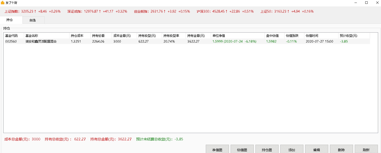 发了个财(基金估值获取助手) v1.6-发了个财(基金估值获取助手) v1.6免费下载