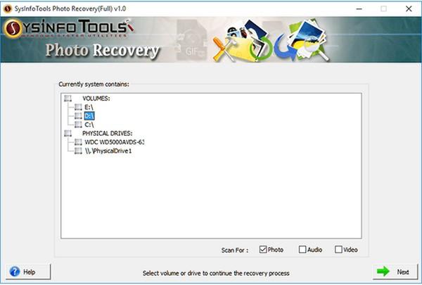 SysInfoTools Photo Recovery v1.2-SysInfoTools Photo Recovery v1.2免费下载