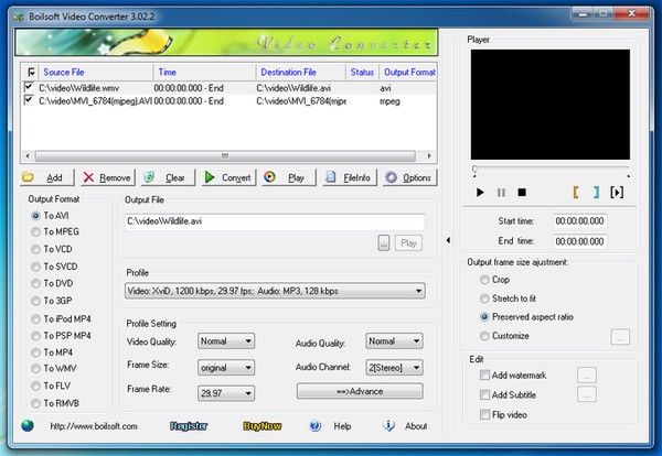 Boilsoft Video Converter(视频转换器) v3.04-Boilsoft Video Converter(视频转换器) v3.04免费下载