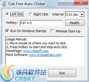 Cok Free Auto Clicker v2.2-Cok Free Auto Clicker v2.2免费下载