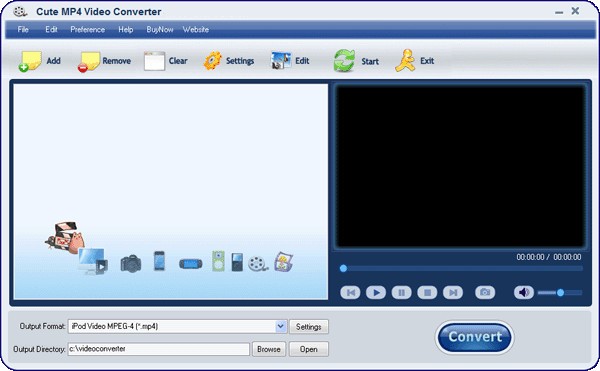 Cute MP4 Video Converter(视频转换器) v4.8.0.18-Cute MP4 Video Converter(视频转换器) v4.8.0.18免费下载