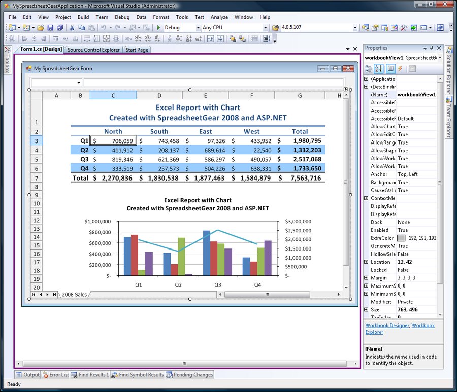 SpreadsheetGear 2009 v5.1.3-SpreadsheetGear 2009 v5.1.3免费下载