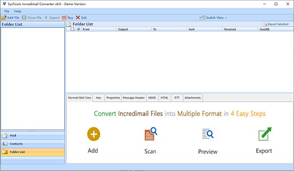 SysTools IncrediMail Converter(电子邮件格式转换工具) v8.2-SysTools IncrediMail Converter(电子邮件格式转换工具) v8.2免费下载