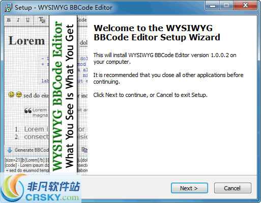 WYSIWYG BBCode Editor v1.0.1.3-WYSIWYG BBCode Editor v1.0.1.3免费下载