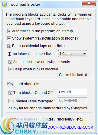 Touchpad Blocker v3.0.0.73-Touchpad Blocker v3.0.0.73免费下载