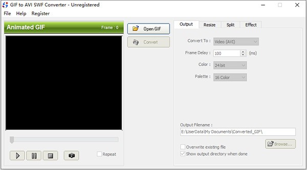 GIF to AVI SWF Converter(图片格式转换工具) v3.3-GIF to AVI SWF Converter(图片格式转换工具) v3.3免费下载