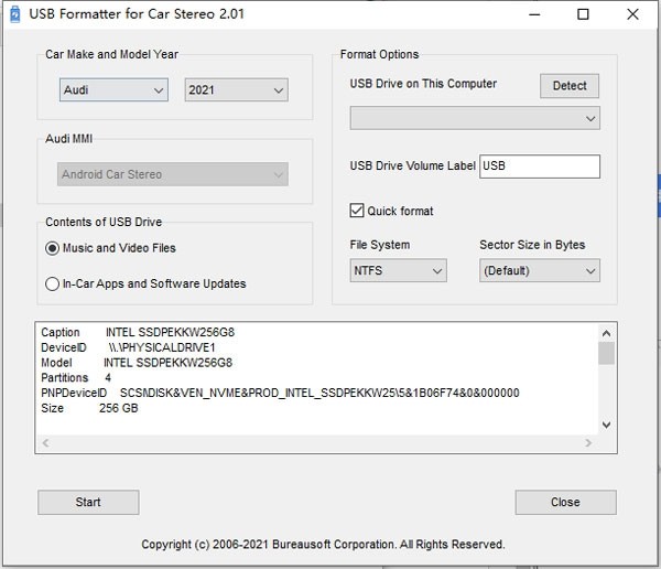 USB Formatter for Car Stereo(车载usb格式化工具) v2.03-USB Formatter for Car Stereo(车载usb格式化工具) v2.03免费下载