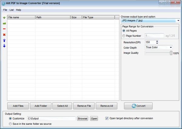 Ailt PDF to Image Converter(PDF转图片工具) v6.11-Ailt PDF to Image Converter(PDF转图片工具) v6.11免费下载