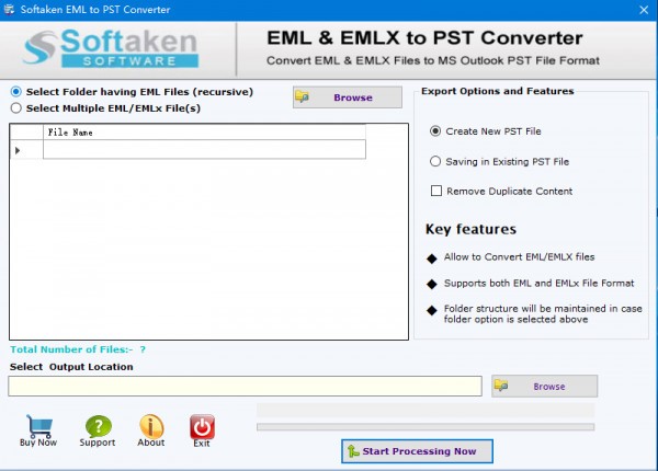 Softaken EML to PST Converter(邮件格式转换器) v2.2-Softaken EML to PST Converter(邮件格式转换器) v2.2免费下载