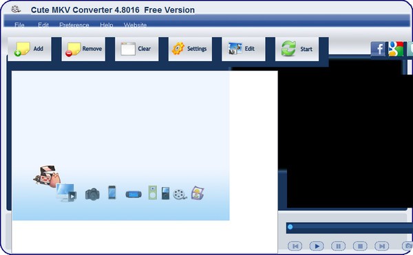 Cute MKV Converter(视频转换器) v4.8018-Cute MKV Converter(视频转换器) v4.8018免费下载