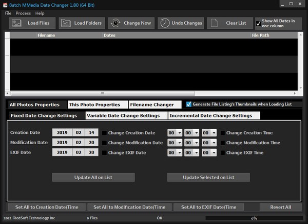 Batch MMedia Date Changer(媒体文件日期转换工具) v1.82-Batch MMedia Date Changer(媒体文件日期转换工具) v1.82免费下载