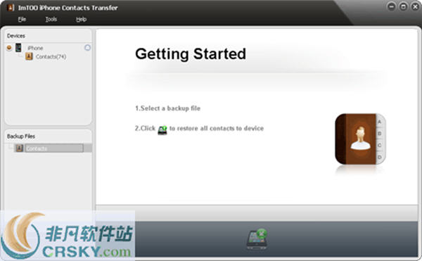 ImTOO iPhone Contacts Transfer v1.4-ImTOO iPhone Contacts Transfer v1.4免费下载