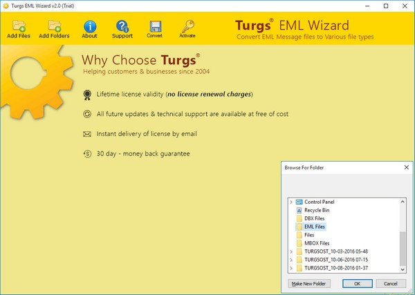 Turgs EML Wizard(EML文件转换工具) v2.0.2-Turgs EML Wizard(EML文件转换工具) v2.0.2免费下载