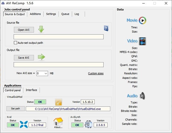 AVI ReComp(视频压缩工具) v1.6.7-AVI ReComp(视频压缩工具) v1.6.7免费下载
