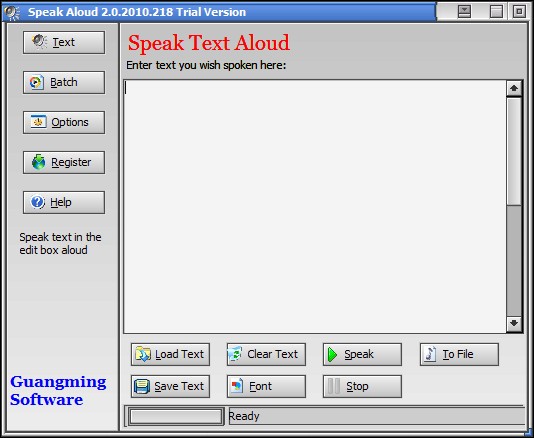 Speak Aloud(文本朗读软件) v2.0.2010.221-Speak Aloud(文本朗读软件) v2.0.2010.221免费下载