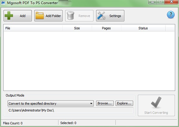 Mgosoft PDF To PS Converter(PDF文件转换工具) v8.3.10-Mgosoft PDF To PS Converter(PDF文件转换工具) v8.3.10免费下载