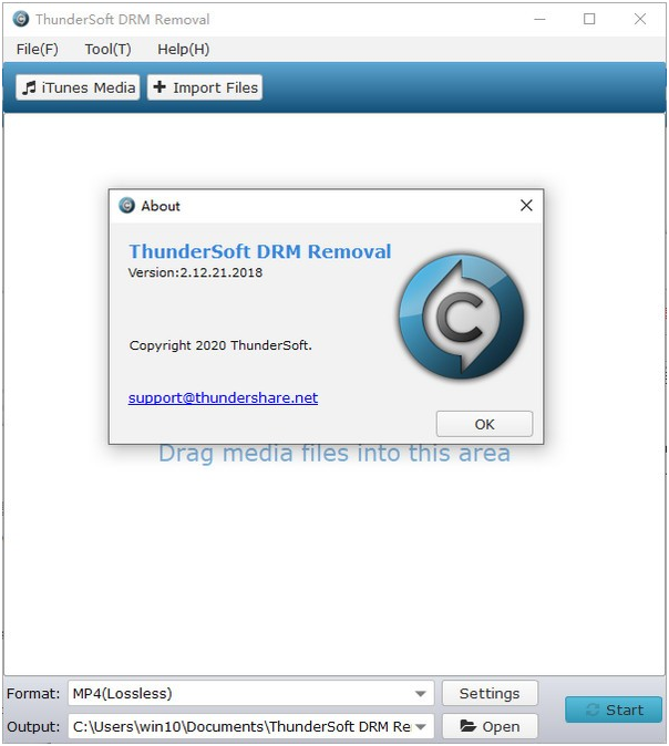 ThunderSoft DRM Removal(DRM清除工具) v2.12.21.2020下载