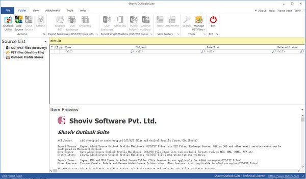 Shoviv Outlook Suite(PST文件处理软件) v20.3-Shoviv Outlook Suite(PST文件处理软件) v20.3免费下载