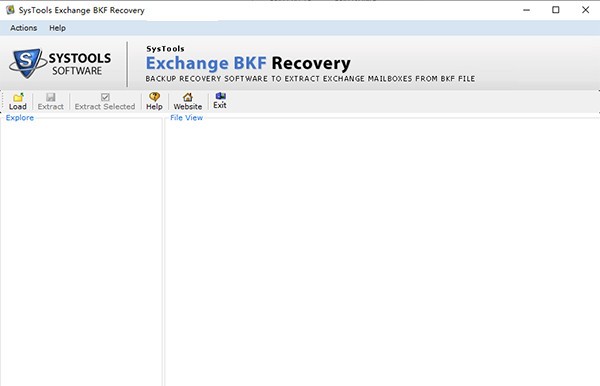 SysTools Exchange BKF Recovery(数据恢复工具) v1.2-SysTools Exchange BKF Recovery(数据恢复工具) v1.2免费下载