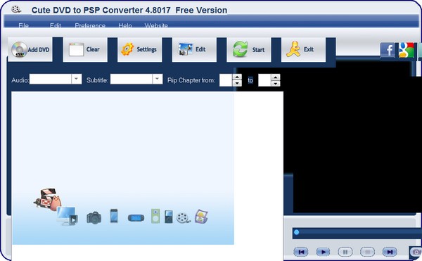 Cute DVD to PSP Converter(DVD转换工具) v4.0820-Cute DVD to PSP Converter(DVD转换工具) v4.0820免费下载