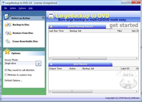 LargeBackup to DVD(DVD光盘备份工具) v11.52-LargeBackup to DVD(DVD光盘备份工具) v11.52免费下载