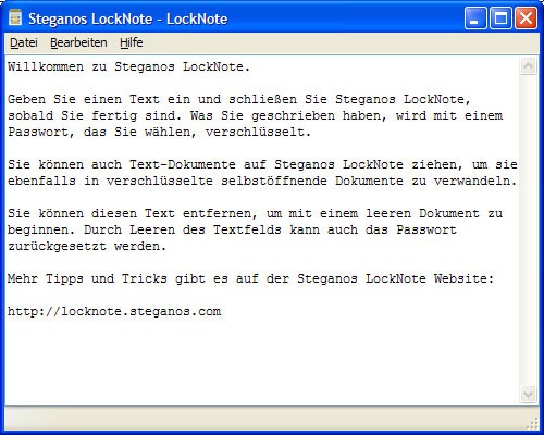 Steganos LockNote v1.0.5-Steganos LockNote v1.0.5免费下载