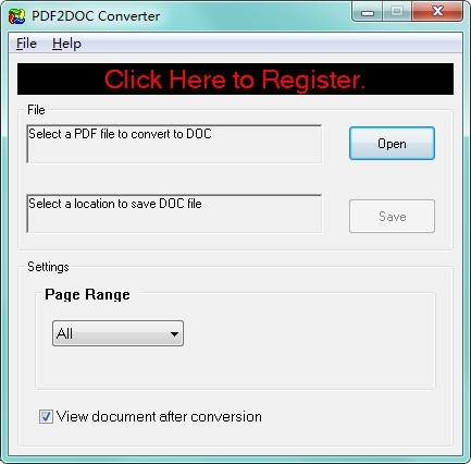 PDF2DOC Converter(PDF转换工具) v3.2-PDF2DOC Converter(PDF转换工具) v3.2免费下载