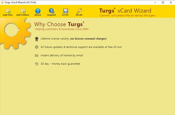 Turgs vCard Wizard(vCard格式转换器) v3.2-Turgs vCard Wizard(vCard格式转换器) v3.2免费下载