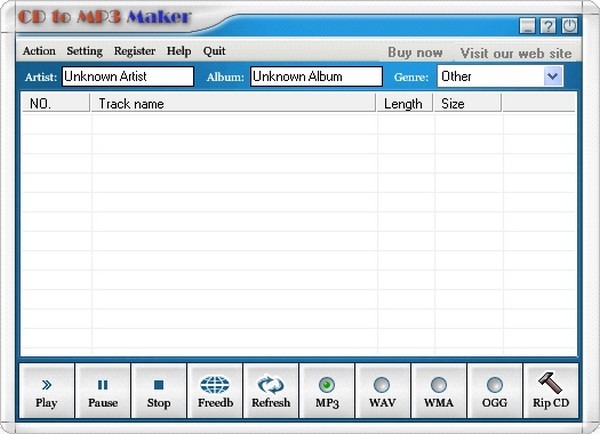 Ease CD to MP3 Maker(音频格式转换工具) v2.12-Ease CD to MP3 Maker(音频格式转换工具) v2.12免费下载