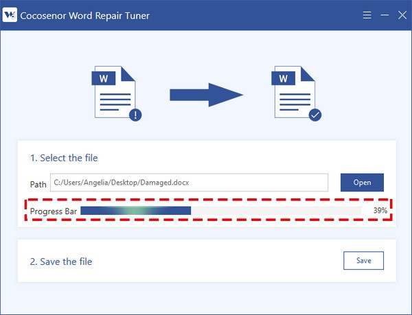 Cocosenor Word Repair Tuner(Docx文件修复工具) v3.0.0.5-Cocosenor Word Repair Tuner(Docx文件修复工具) v3.0.0.5免费下载