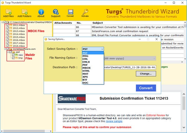 Turgs Thunderbird Wizard(Thunderbird转换工具) v4.0.2-Turgs Thunderbird Wizard(Thunderbird转换工具) v4.0.2免费下载