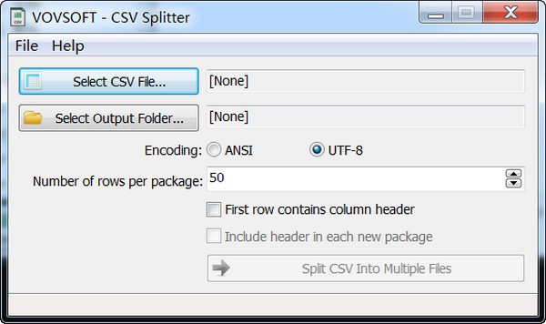 Vovsoft CSV Splitter(CSV文件分割工具) v1.4-Vovsoft CSV Splitter(CSV文件分割工具) v1.4免费下载