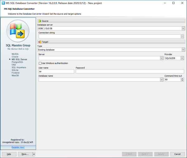 MS SQL Database Converter(数据库转换工具) v16.2.0.12-MS SQL Database Converter(数据库转换工具) v16.2.0.12免费下载